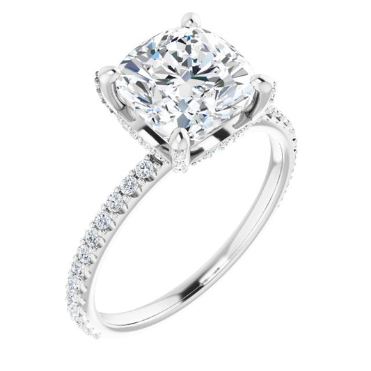 Accented Engagement Ring