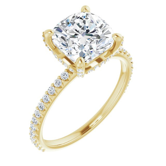 Accented Engagement Ring