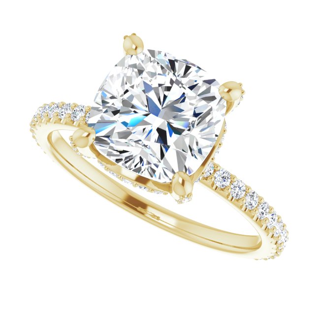 Accented Engagement Ring