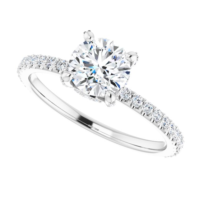 Accented Engagement Ring