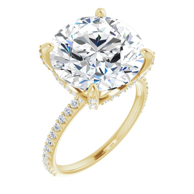 Accented Engagement Ring