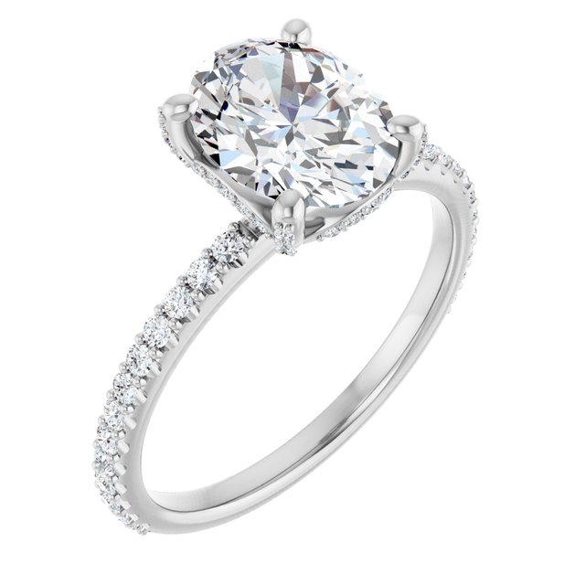 Accented Engagement Ring