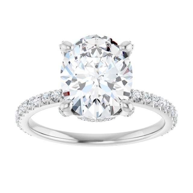 Accented Engagement Ring