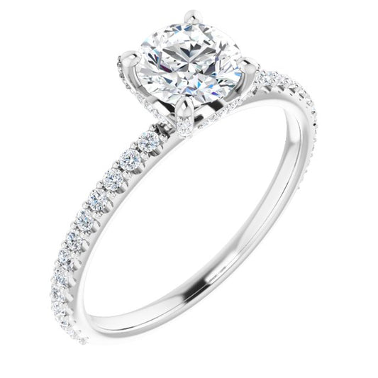 Accented Engagement Ring