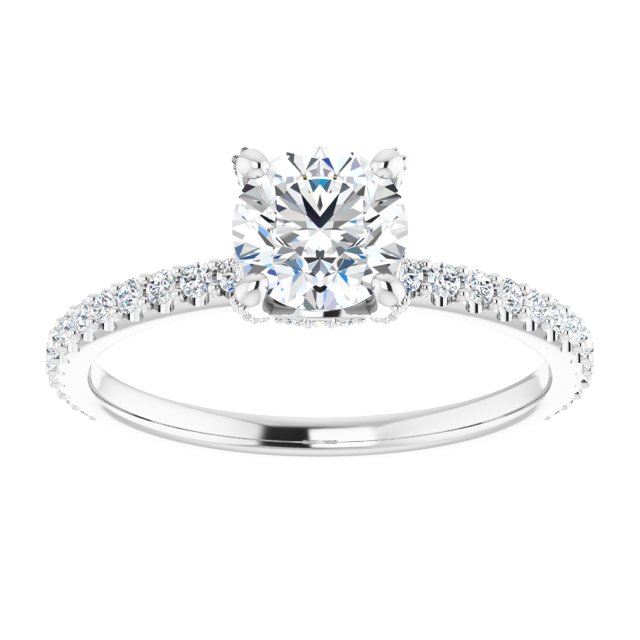 Accented Engagement Ring