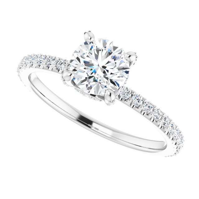 Accented Engagement Ring
