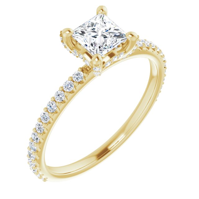 Accented Engagement Ring