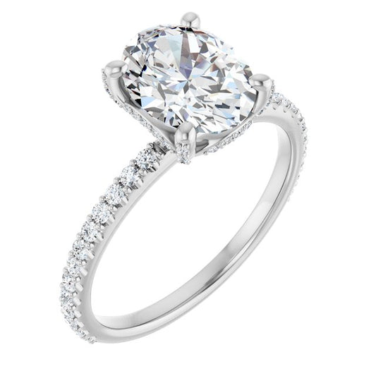 Accented Engagement Ring