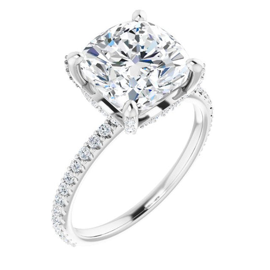 Accented Engagement Ring