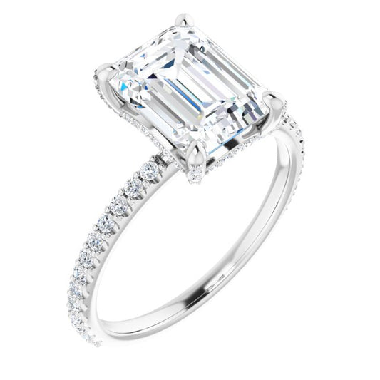 Accented Engagement Ring