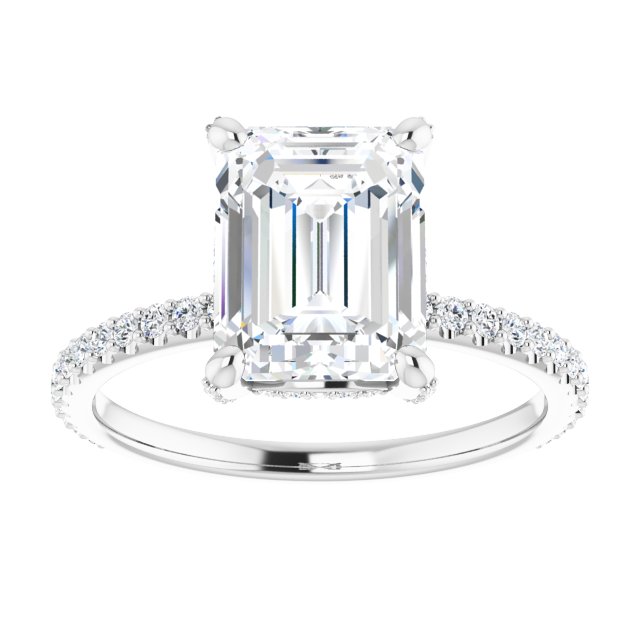 Accented Engagement Ring