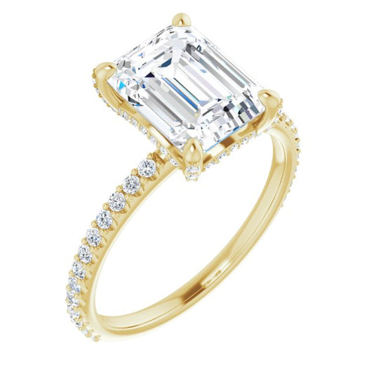 Accented Engagement Ring