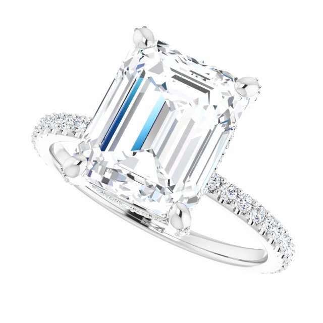 Accented Engagement Ring