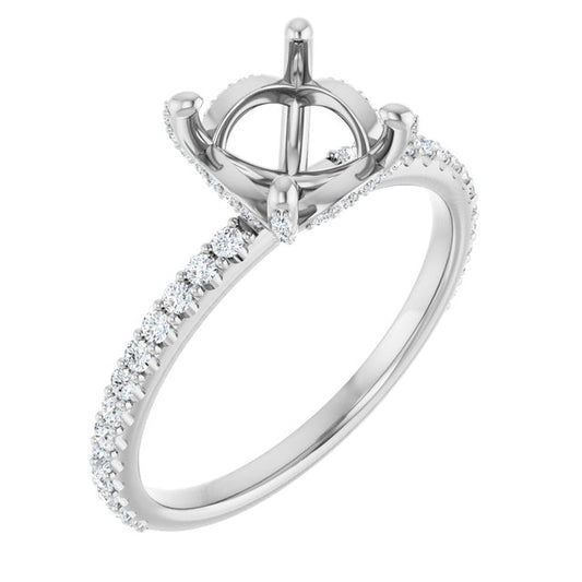 Accented Engagement Ring
