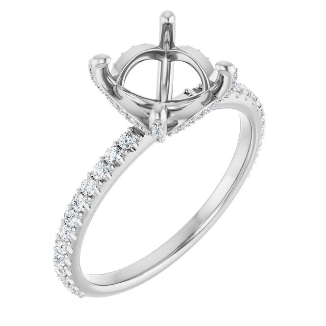 Accented Engagement Ring