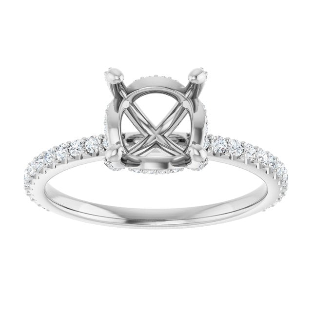 Accented Engagement Ring