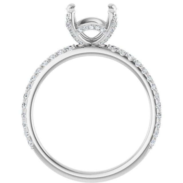 Accented Engagement Ring