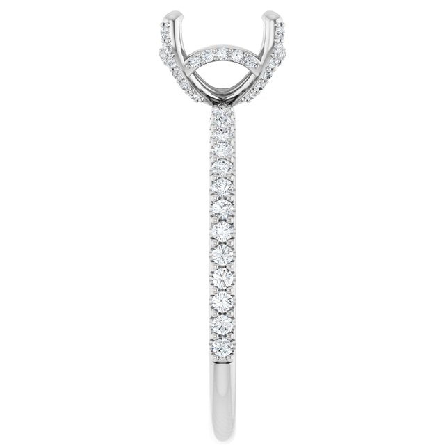 Accented Engagement Ring