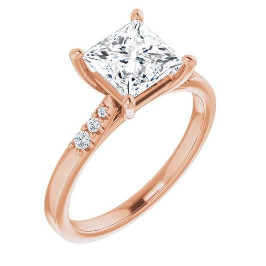 Accented Engagement Ring