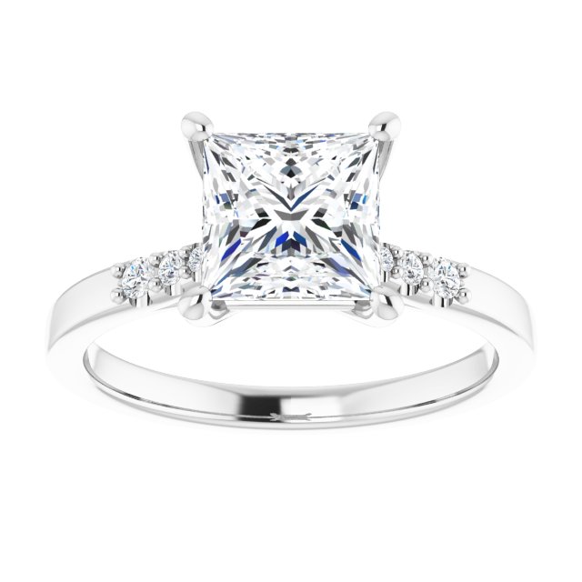 Accented Engagement Ring