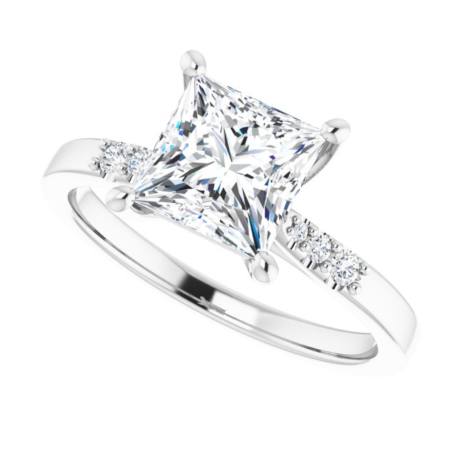 Accented Engagement Ring