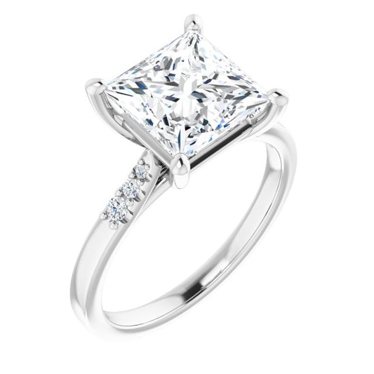 Accented Engagement Ring