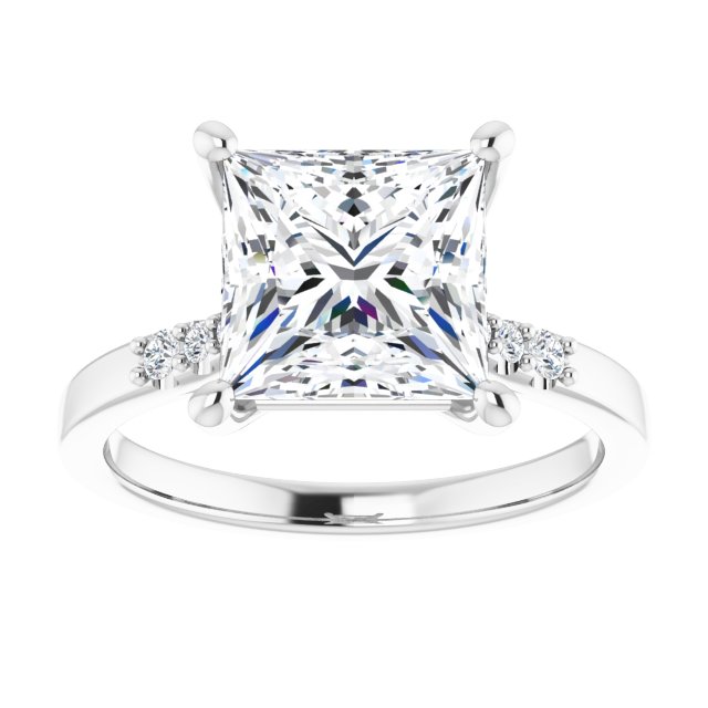 Accented Engagement Ring