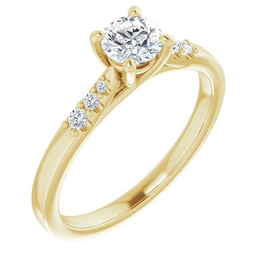 Accented Engagement Ring