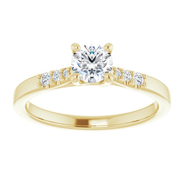 Accented Engagement Ring