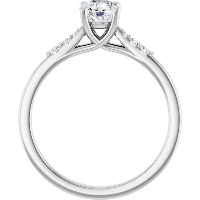 Accented Engagement Ring