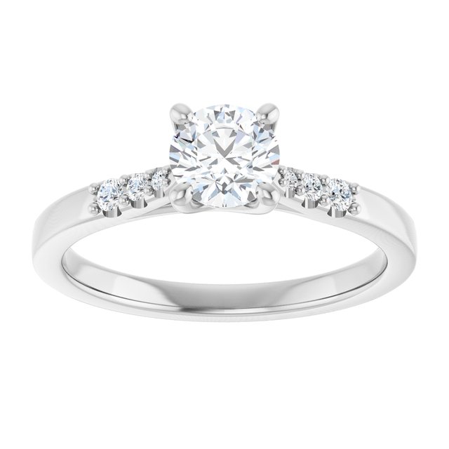 Accented Engagement Ring