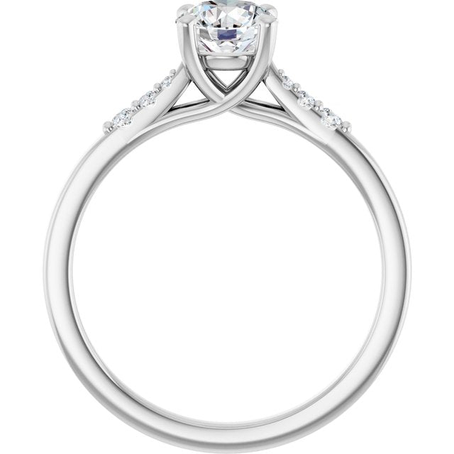 Accented Engagement Ring