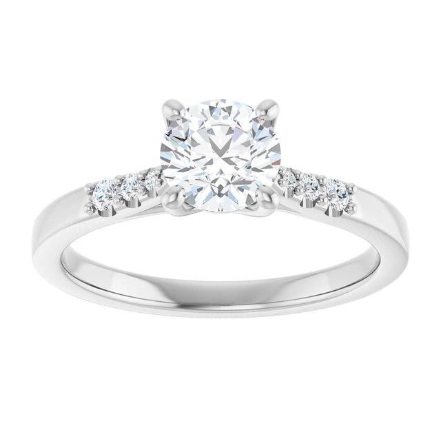 Accented Engagement Ring
