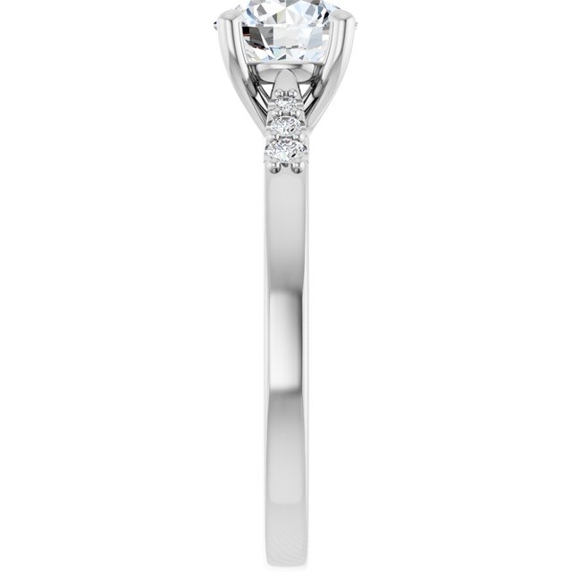 Accented Engagement Ring