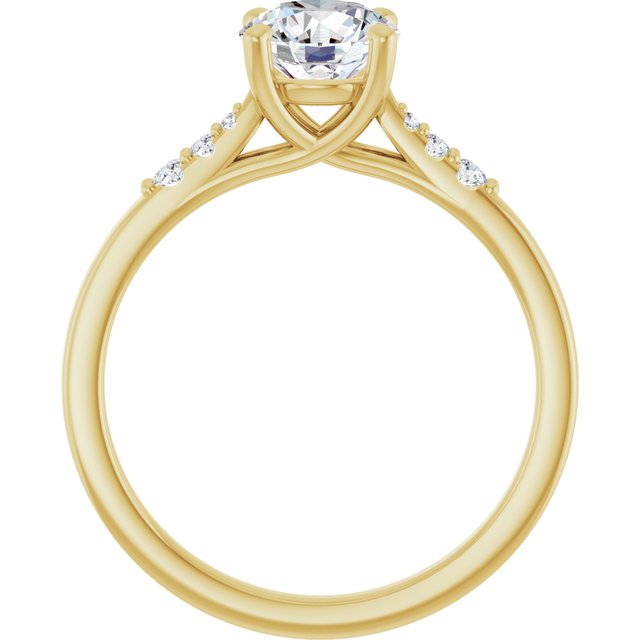 Accented Engagement Ring