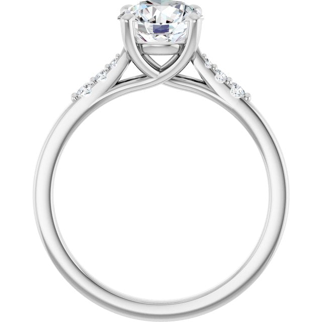 Accented Engagement Ring