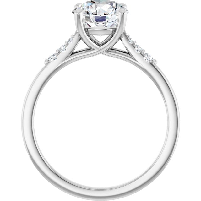 Accented Engagement Ring