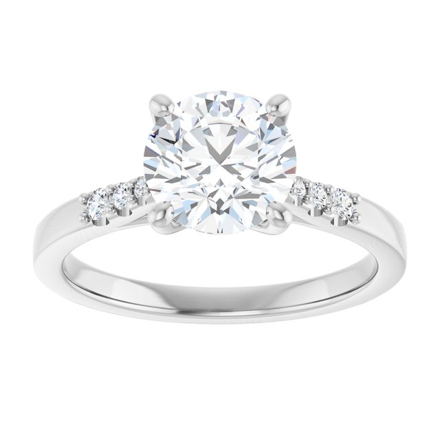Accented Engagement Ring