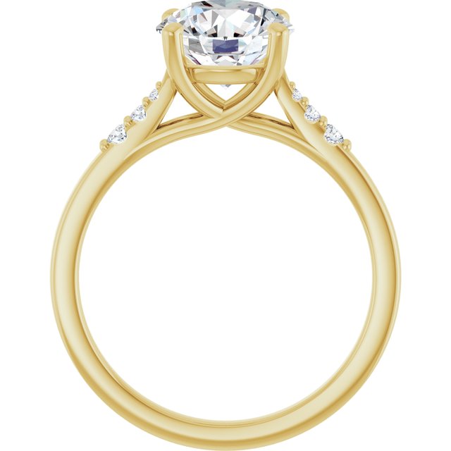 Accented Engagement Ring