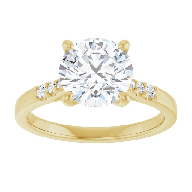 Accented Engagement Ring