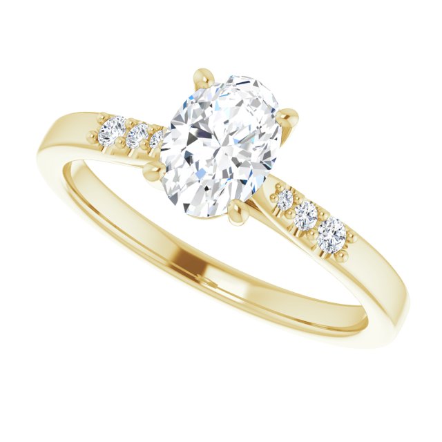 Accented Engagement Ring