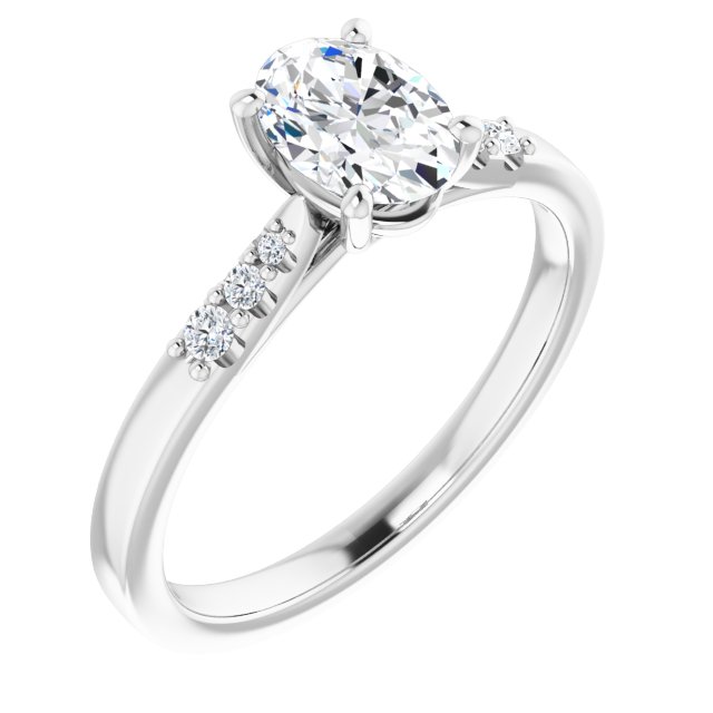 Accented Engagement Ring