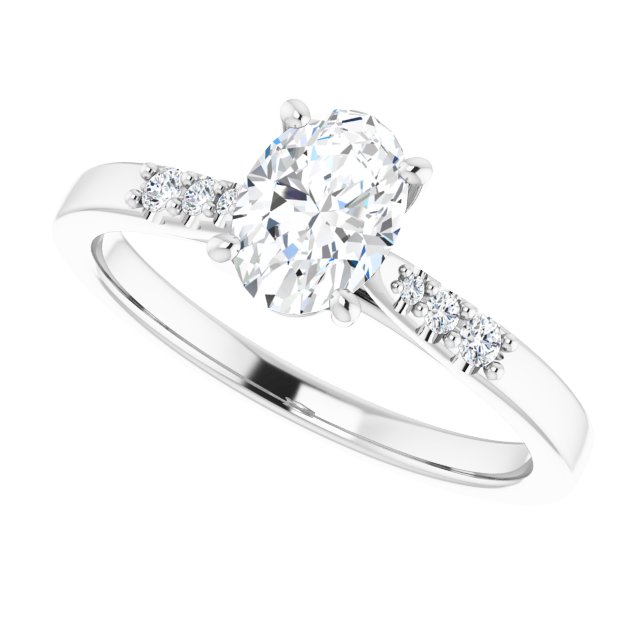 Accented Engagement Ring