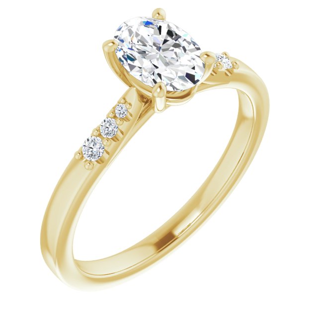 Accented Engagement Ring