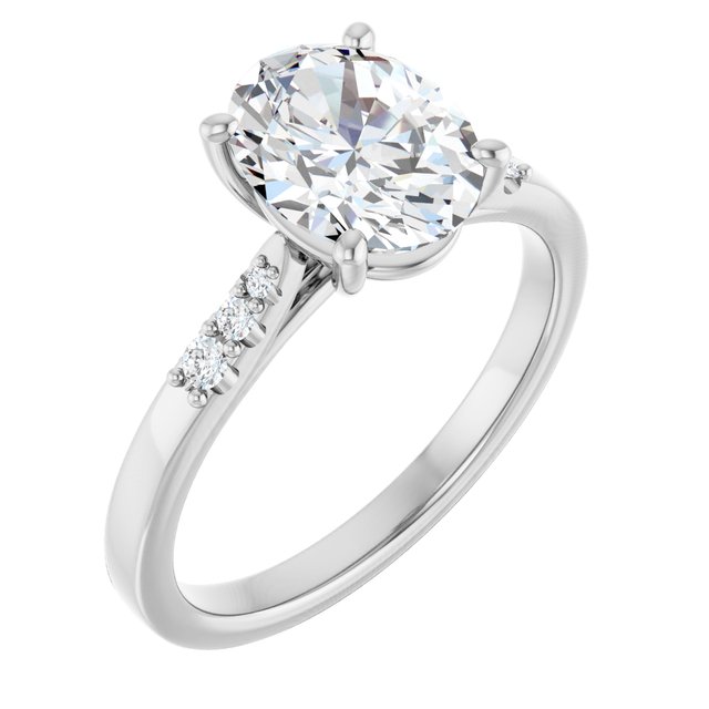 Accented Engagement Ring
