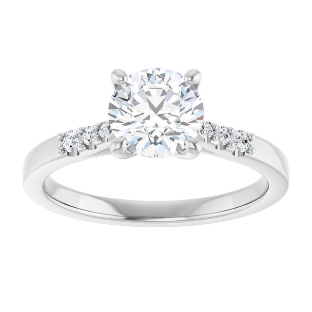 Accented Engagement Ring