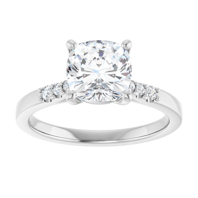 Accented Engagement Ring