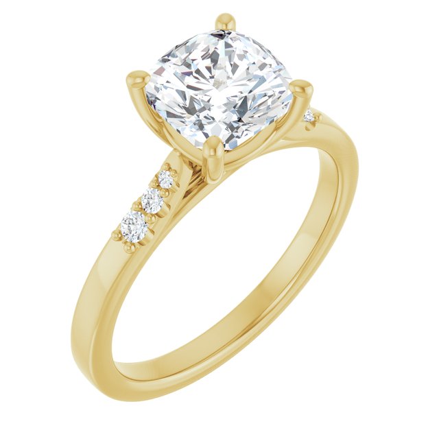 Accented Engagement Ring