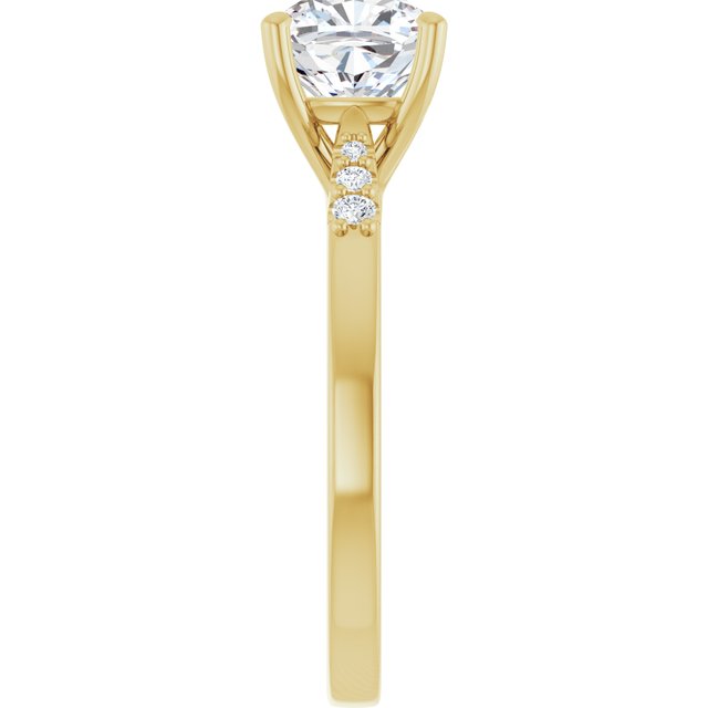 Accented Engagement Ring