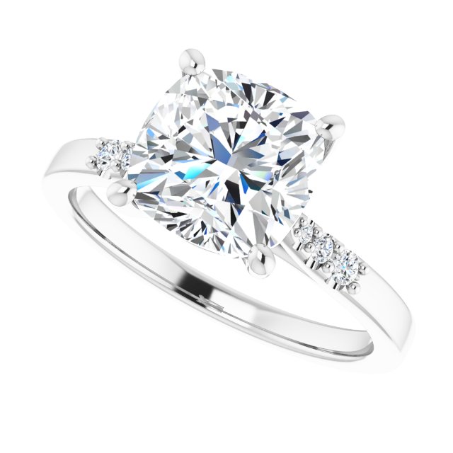 Accented Engagement Ring